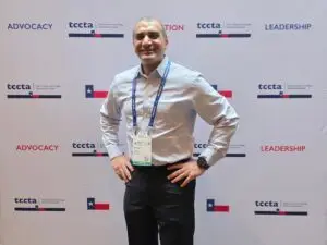 Vishal Chander at the TCCTA 79th Annual Convention in Frisco, Texas presenting on immigration compliance for ESL programs